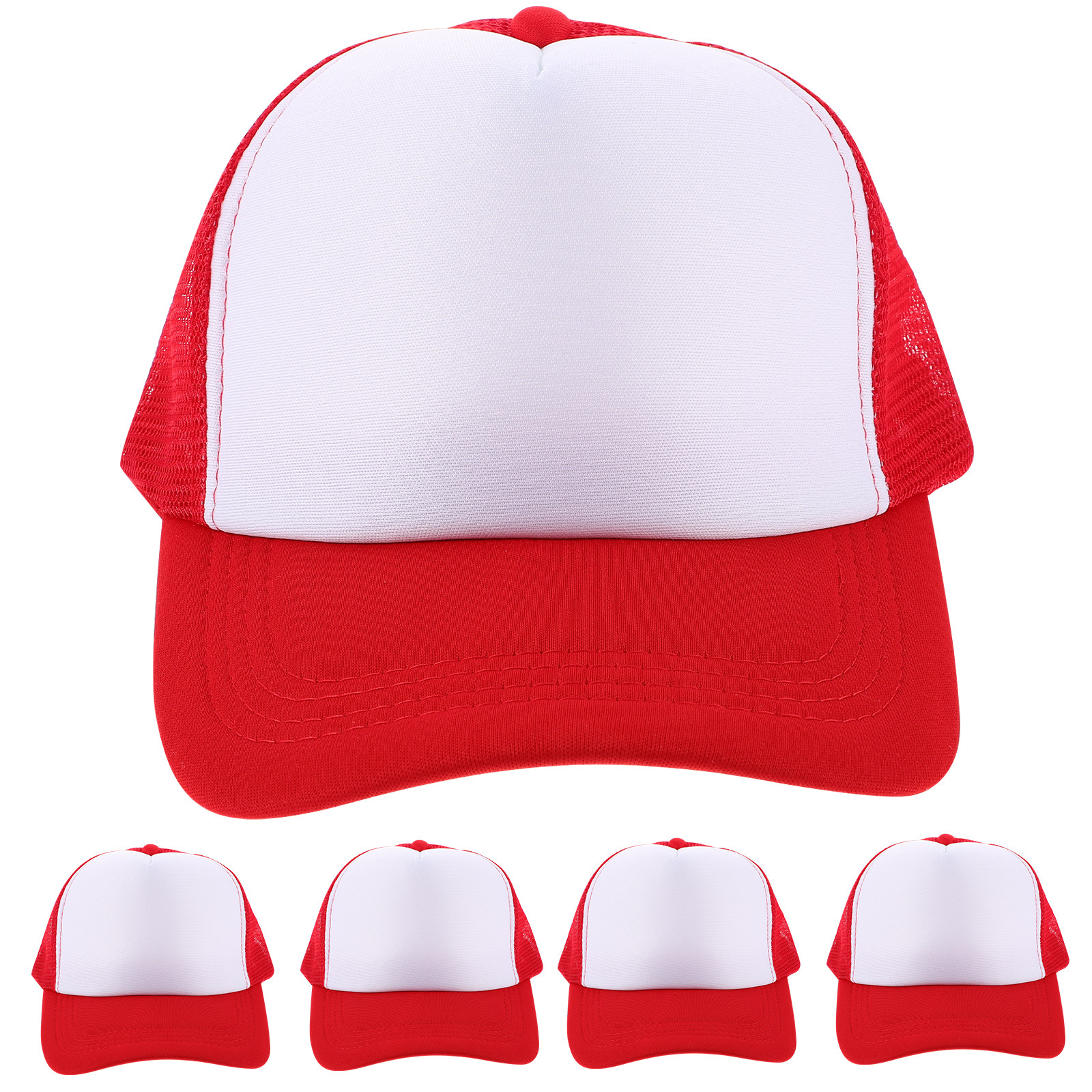 5Pcs Blank Mesh Baseball Caps  – обзор и цена Hat Sublimation Blank