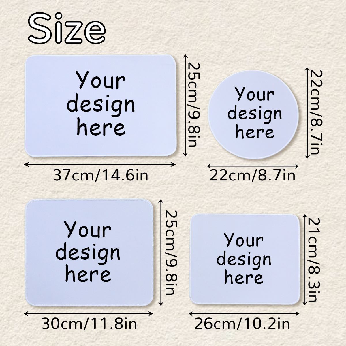 Custom Logo Mouse Pad, Persona – обзор и цена Mouse Pad Blank Sublimation