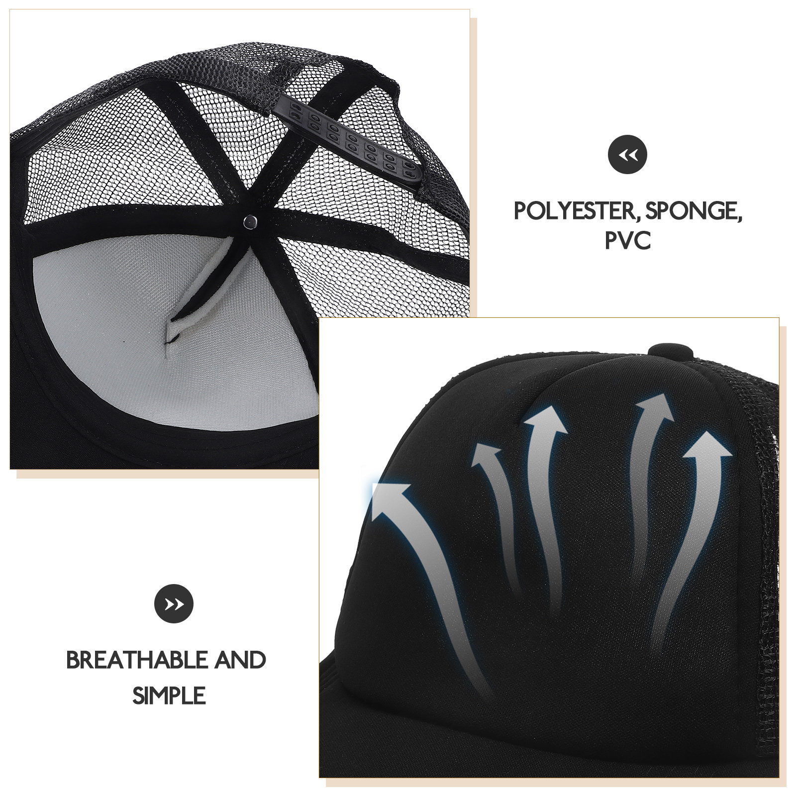 10Pcs Blank Baseball Hats Mesh – обзор и цена Hat Sublimation Blank