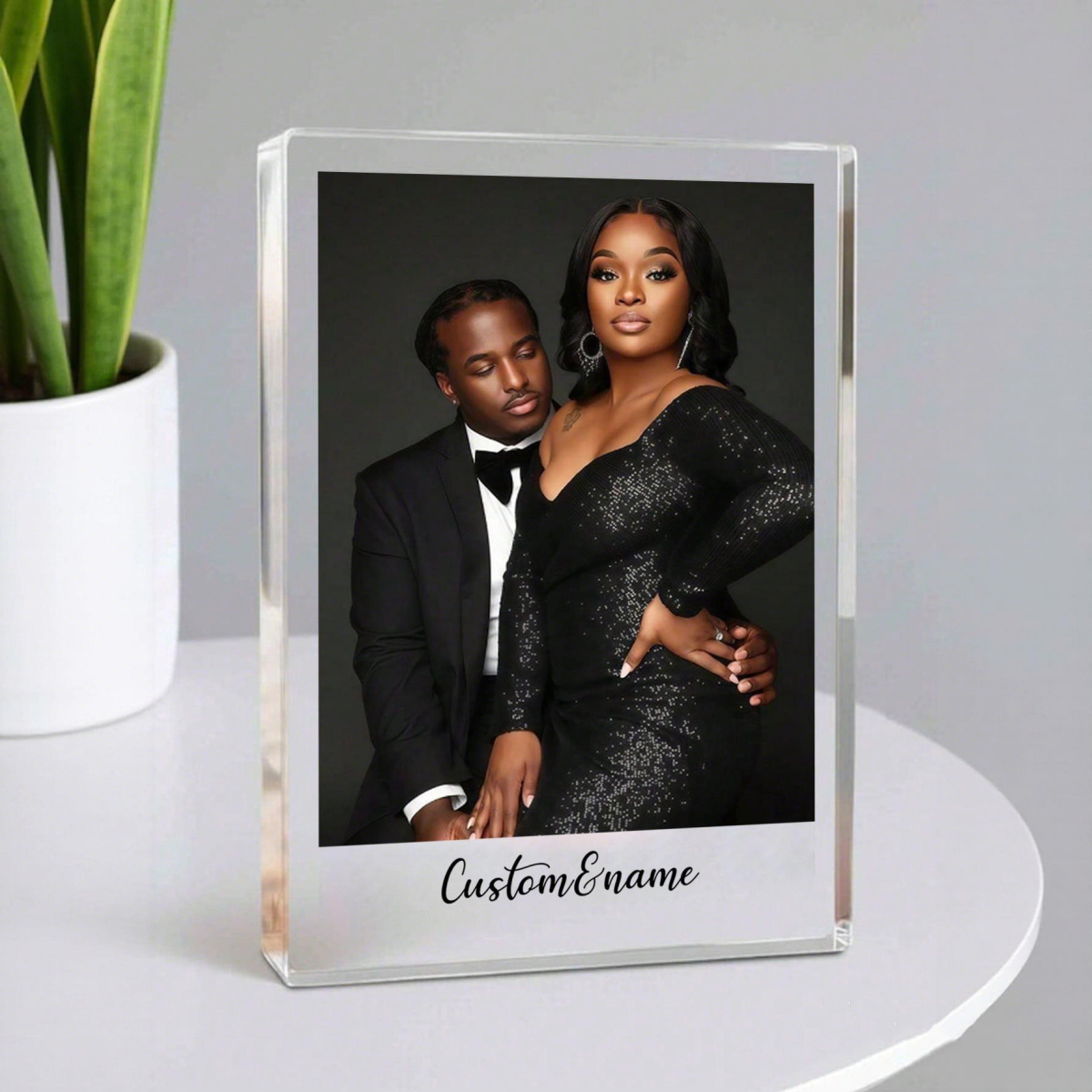 1 Custom Acrylic Plaque – Cust – обзор и цена Photo Acrylic Block