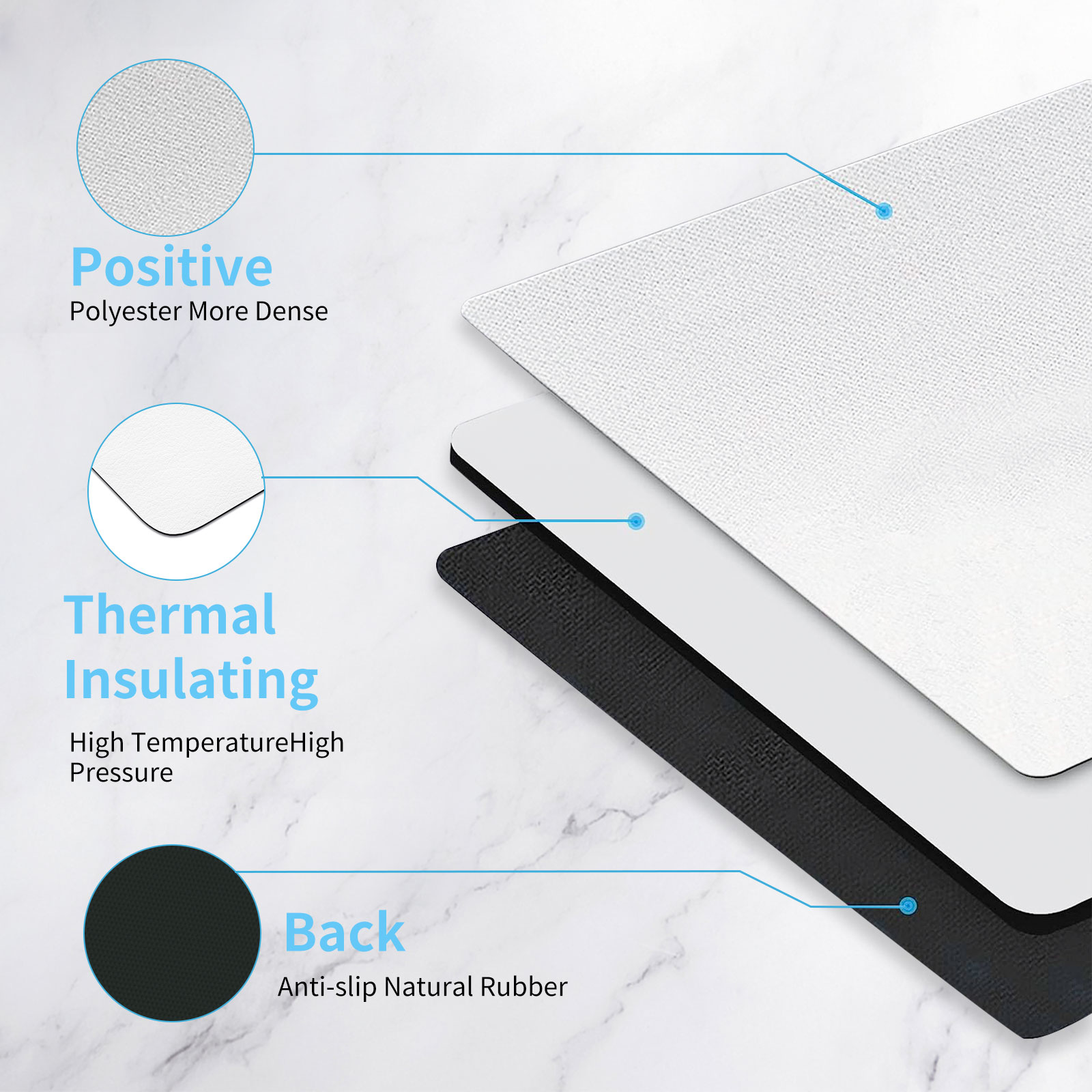 8pcs Sublimation Mouse Pad Bla – обзор и цена Mouse Pad Blank Sublimation