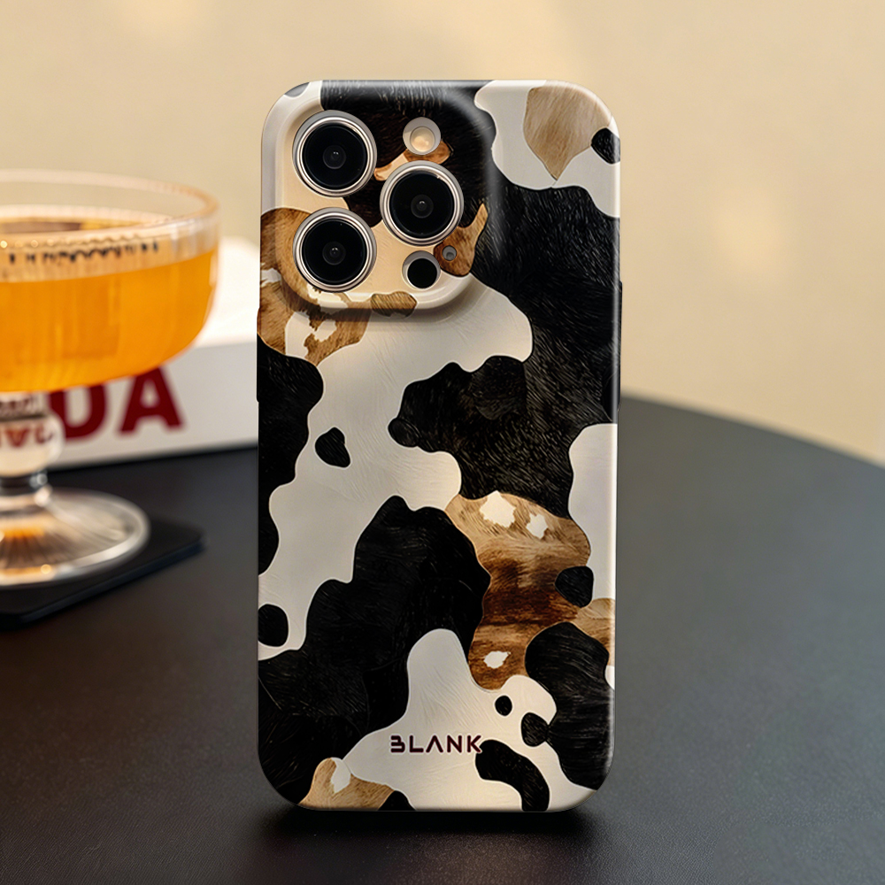 Mocha Cow Print For iPhone 17  – обзор и цена Phone Case Blank Print