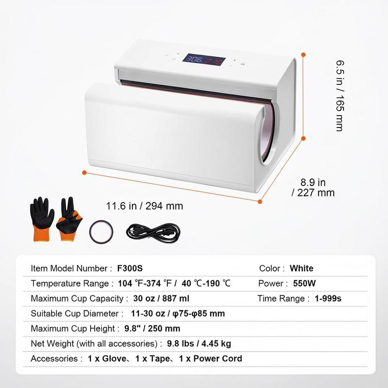Auto Tumbler Heat Press Machin – обзор и цена Sublimation Mug White