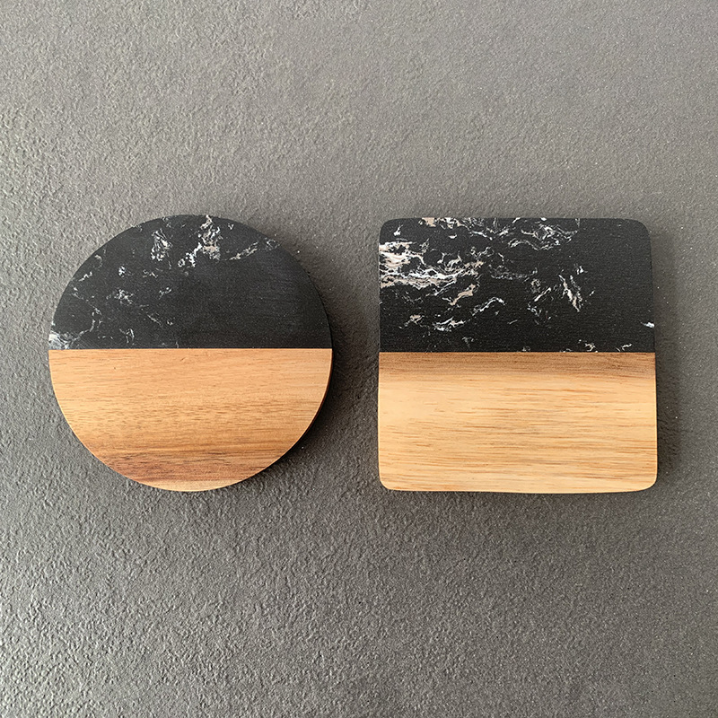 Marble Coaster Wood Stitching  – обзор и цена Coaster Sublimation Blank