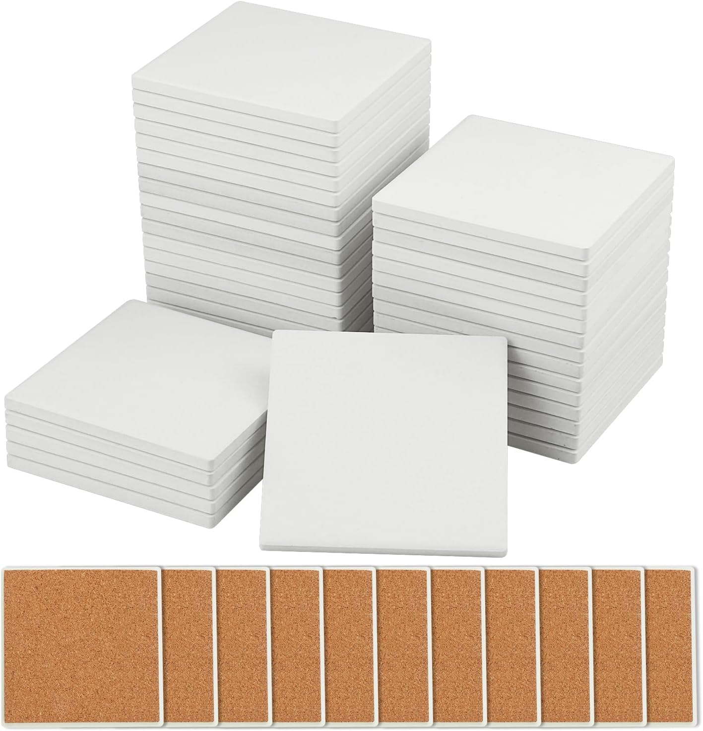 60 Pieces 4 Inch Blank Ceramic – обзор и цена Ceramic Tile Blank