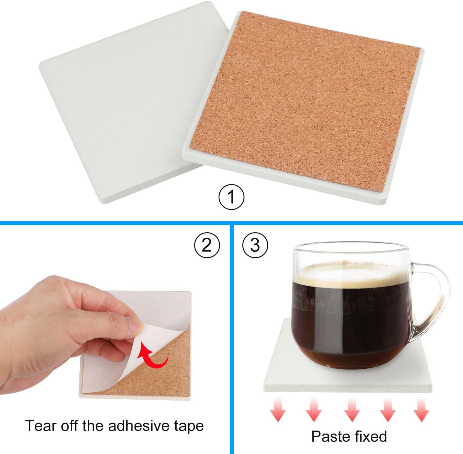 60 Pieces 4 Inch Blank Ceramic – обзор и цена Ceramic Tile Blank